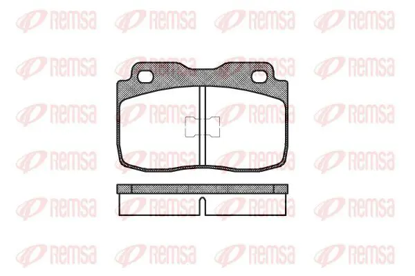 Handler.Part Brake pad set, disc brake KAWE 011400 2