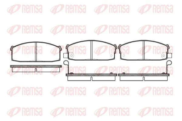 Handler.Part Brake pad set, disc brake KAWE 011702 2