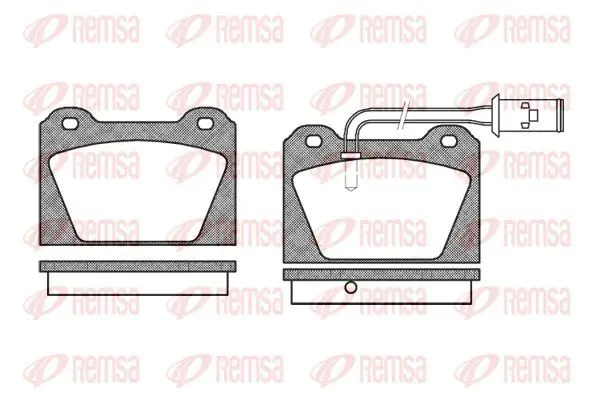 Handler.Part Brake pad set, disc brake KAWE 012302 2