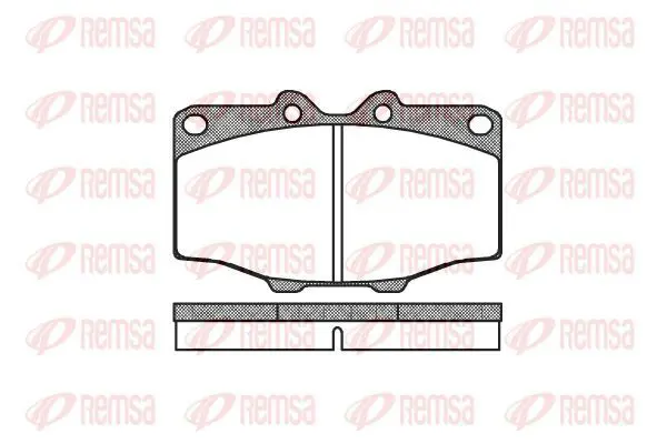 Handler.Part Brake pad set, disc brake KAWE 013200 2