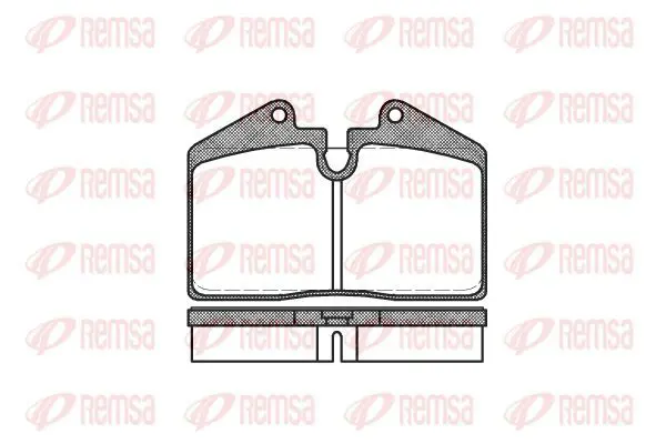 Handler.Part Brake pad set, disc brake KAWE 014010 2