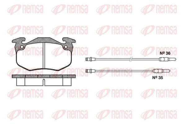 Handler.Part Brake pad set, disc brake KAWE 014414 2