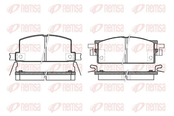 Handler.Part Brake pad set, disc brake KAWE 015304 2