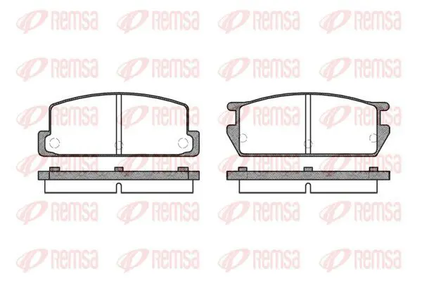 Handler.Part Brake pad set, disc brake KAWE 016100 2