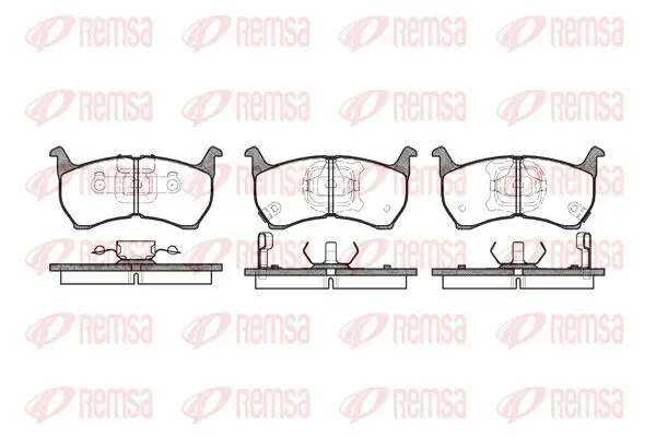 Handler.Part Brake pad set, disc brake KAWE 016402 2