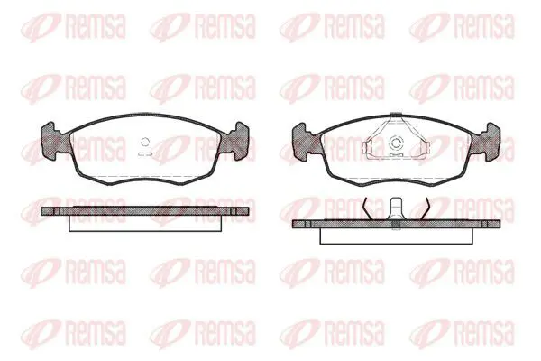 Handler.Part Brake pad set, disc brake KAWE 017200 2