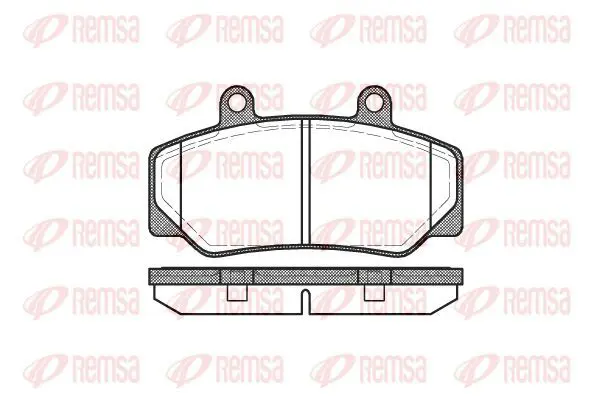 Handler.Part Brake pad set, disc brake KAWE 017620 2