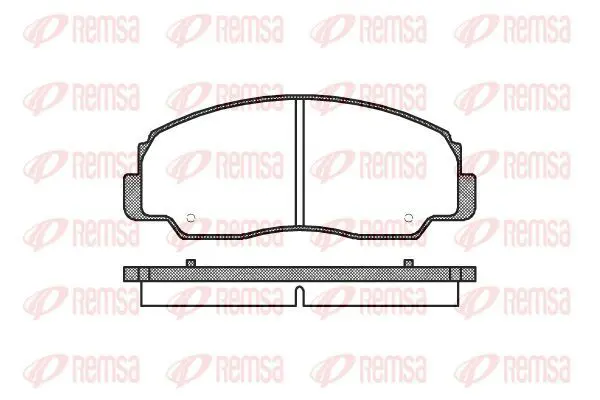 Handler.Part Brake pad set, disc brake KAWE 017820 2