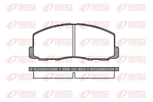 Handler.Part Brake pad set, disc brake KAWE 018800 2