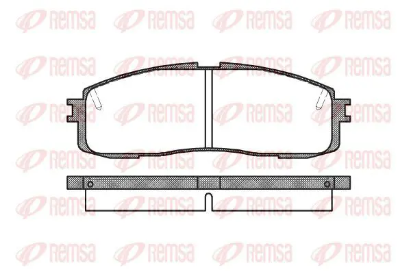 Handler.Part Brake pad set, disc brake KAWE 019910 2