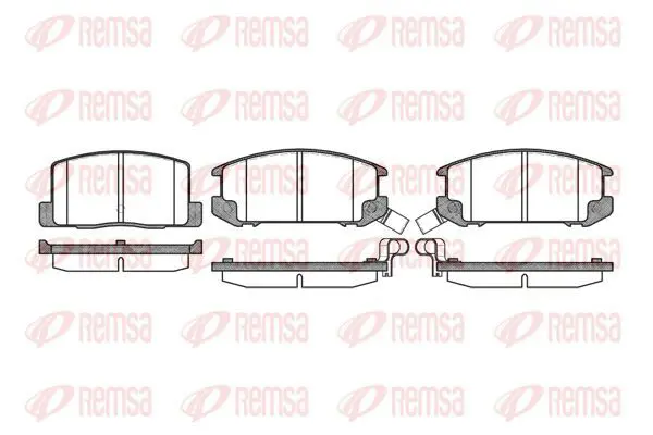 Handler.Part Brake pad set, disc brake KAWE 020112 2