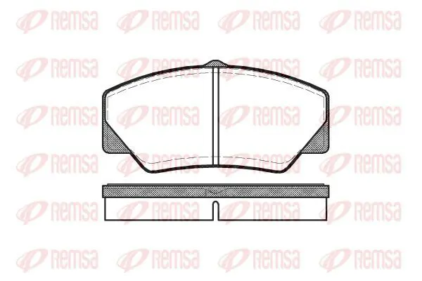 Handler.Part Brake pad set, disc brake KAWE 020600 2