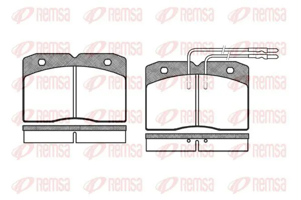 Handler.Part Brake pad set, disc brake KAWE 021104 2