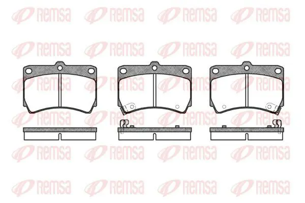 Handler.Part Brake pad set, disc brake KAWE 021212 2