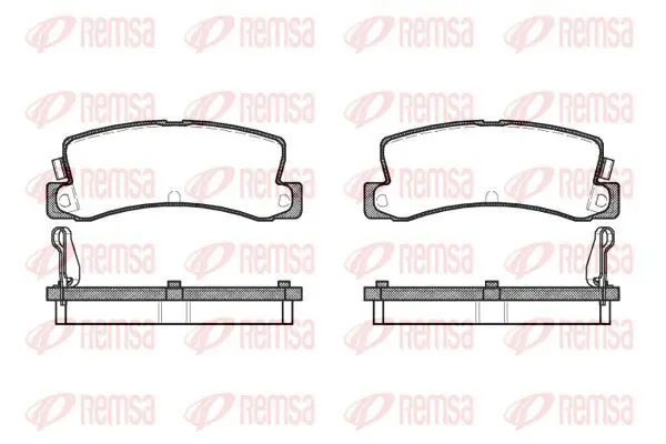 Handler.Part Brake pad set, disc brake KAWE 021404 2