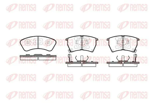 Handler.Part Brake pad set, disc brake KAWE 023402 2