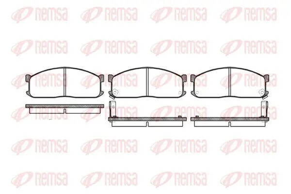 Handler.Part Brake pad set, disc brake KAWE 024402 2