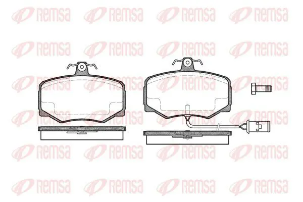 Handler.Part Brake pad set, disc brake KAWE 024602 2