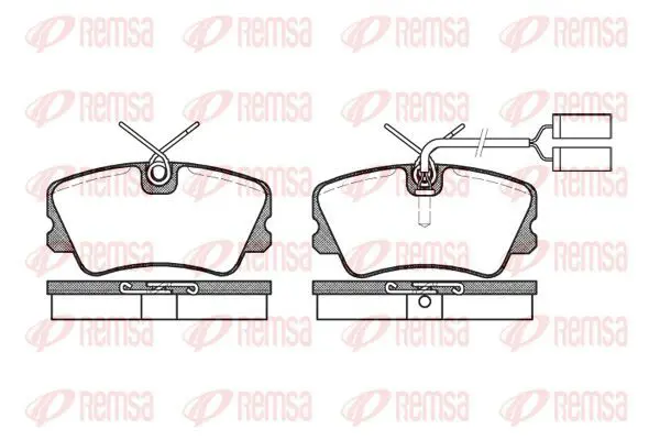 Handler.Part Brake pad set, disc brake KAWE 025902 2