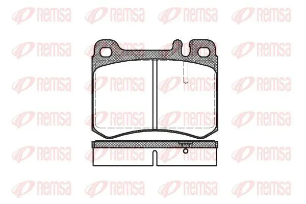 Handler.Part Brake pad set, disc brake KAWE 026000 2