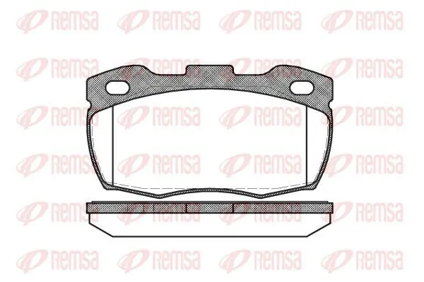 Handler.Part Brake pad set, disc brake KAWE 026610 2