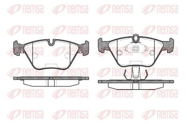 Handler.Part Brake pad set, disc brake KAWE 027025 2