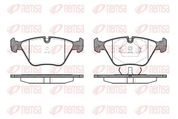 Handler.Part Brake pad set, disc brake KAWE 027040 2