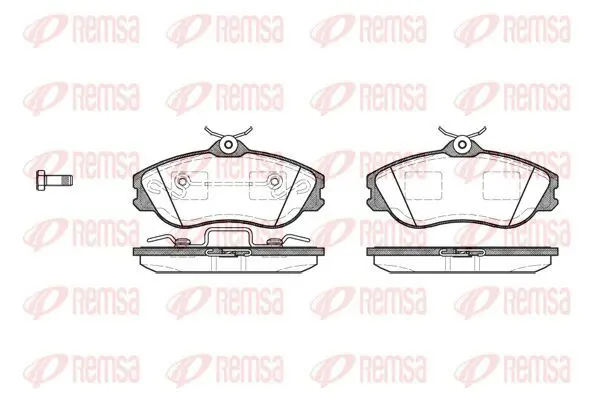 Handler.Part Brake pad set, disc brake KAWE 027620 2