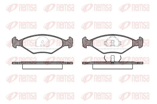 Handler.Part Brake pad set, disc brake KAWE 028110 2