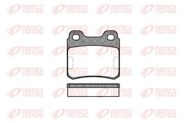 Handler.Part Brake pad set, disc brake KAWE 028200 2