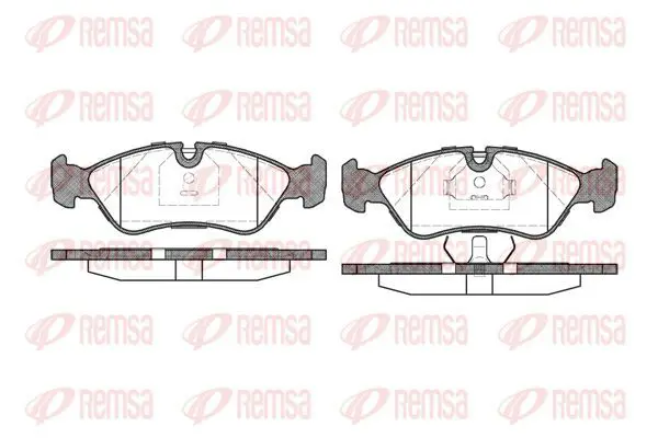 Handler.Part Brake pad set, disc brake KAWE 028630 2