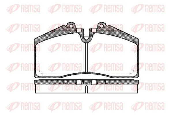 Handler.Part Brake pad set, disc brake KAWE 028800 2