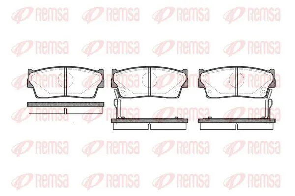 Handler.Part Brake pad set, disc brake KAWE 028902 2