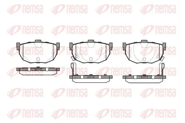 Handler.Part Brake pad set, disc brake KAWE 029422 2