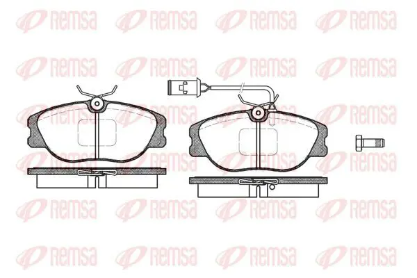 Handler.Part Brake pad set, disc brake KAWE 030502 2