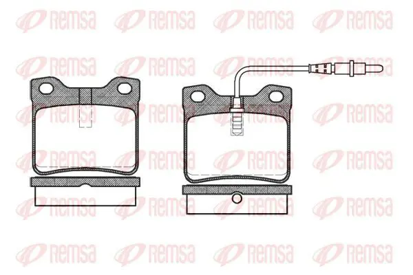 Handler.Part Brake pad set, disc brake KAWE 032102 2