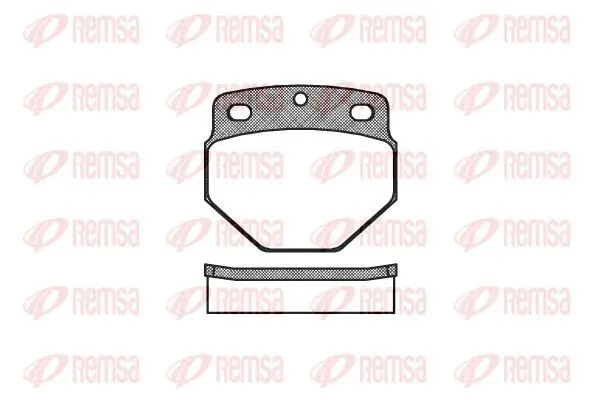 Handler.Part Brake pad set, disc brake KAWE 032700 2