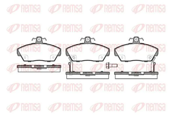 Handler.Part Brake pad set, disc brake KAWE 033002 2