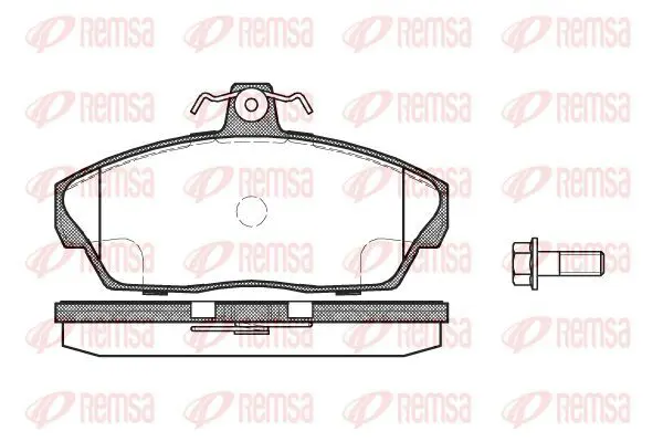 Handler.Part Brake pad set, disc brake KAWE 033710 2