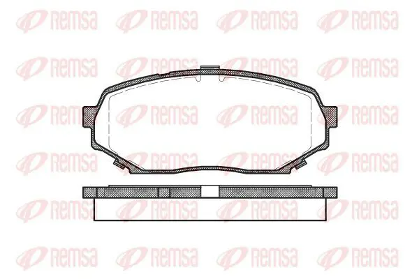 Handler.Part Brake pad set, disc brake KAWE 033900 2