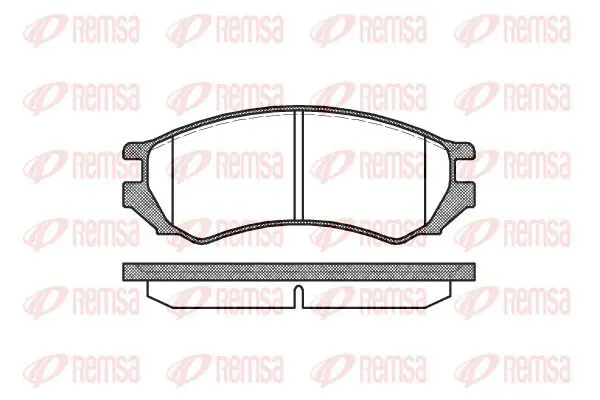 Handler.Part Brake pad set, disc brake KAWE 034400 2