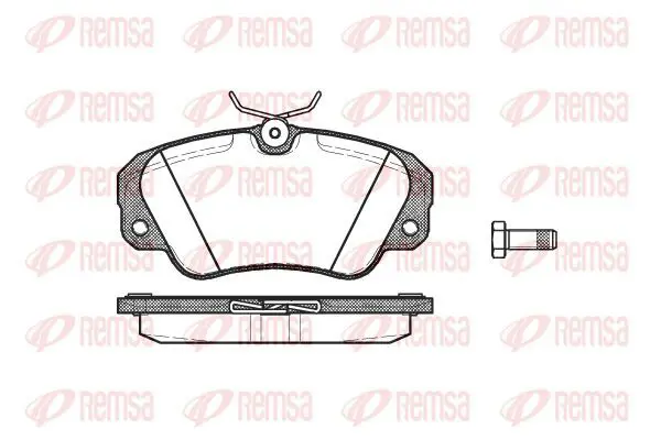 Handler.Part Brake pad set, disc brake KAWE 038200 2