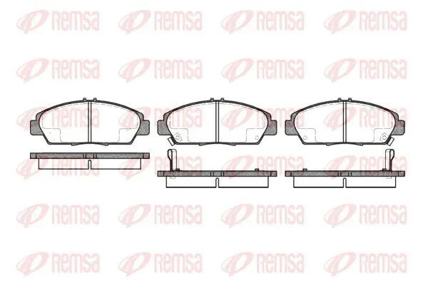 Handler.Part Brake pad set, disc brake KAWE 040602 2