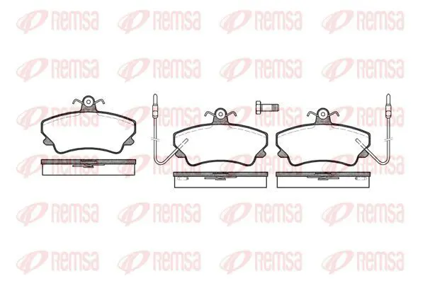 Handler.Part Brake pad set, disc brake KAWE 040902 2