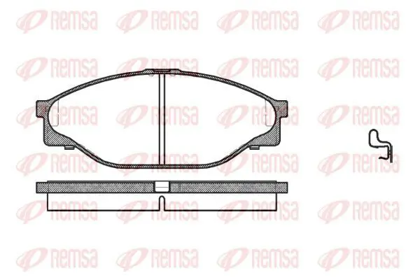 Handler.Part Brake pad set, disc brake KAWE 041220 2