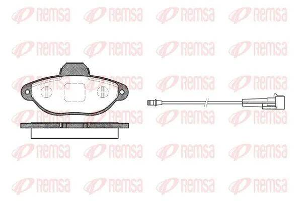 Handler.Part Brake pad set, disc brake KAWE 041401 2