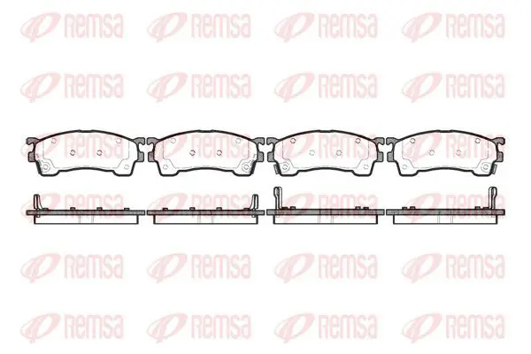 Handler.Part Brake pad set, disc brake KAWE 041504 2