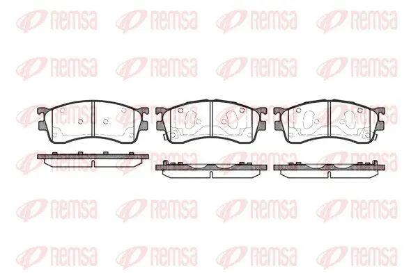 Handler.Part Brake pad set, disc brake KAWE 041552 2