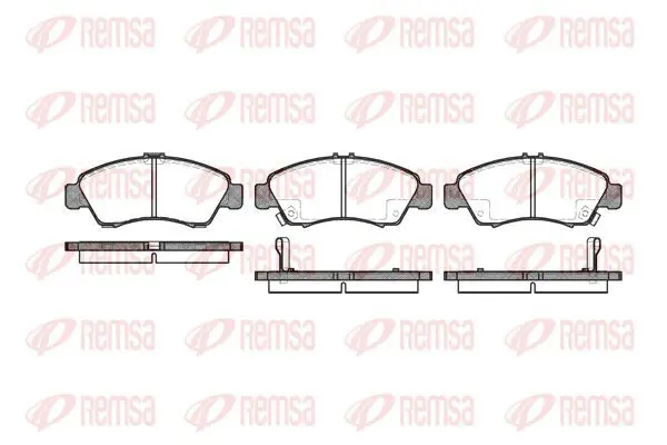 Handler.Part Brake pad set, disc brake KAWE 041902 2