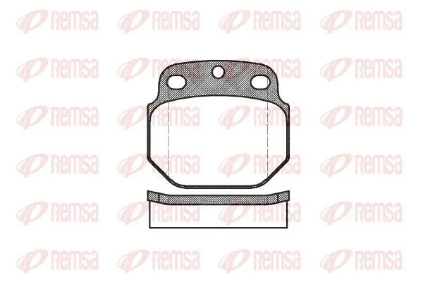 Handler.Part Brake pad set, disc brake KAWE 042200 2